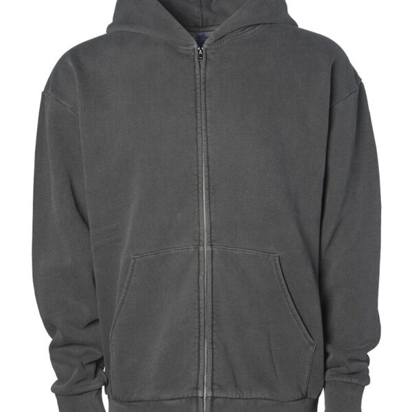 Unisex Mainstreet Heavyweight Full-Zip Hooded Sweatshirt Thumbnail